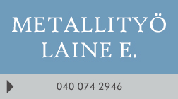 Metallityö E. Laine logo